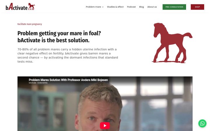 Screenshot of bactivate.eu
