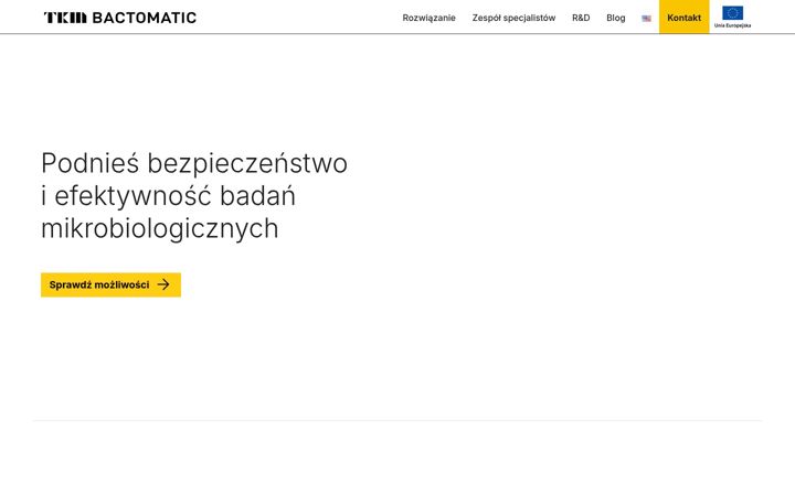 Screenshot of bactomatic.pl