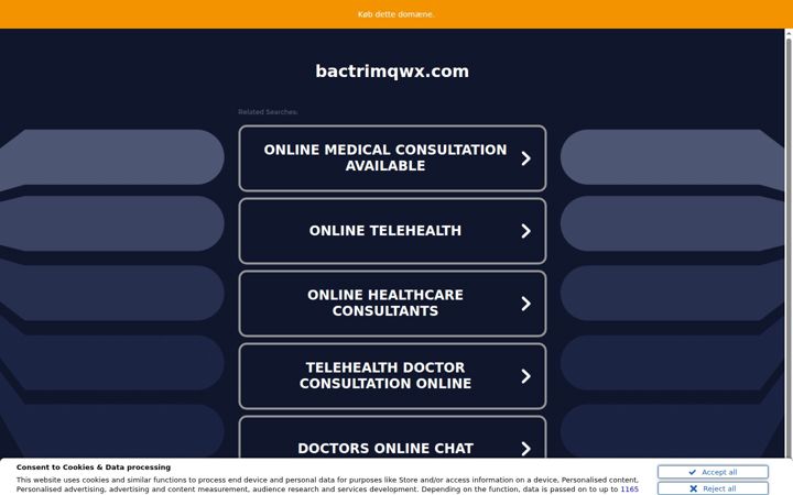 Screenshot of bactrimqwx.com