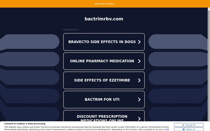 Screenshot of bactrimrbv.com