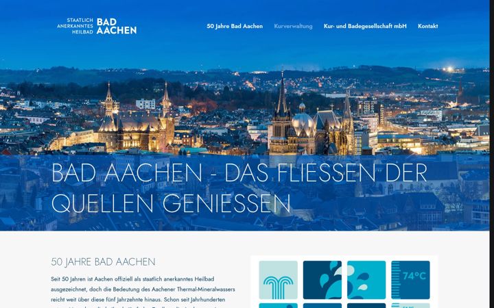 Screenshot of bad-aachen.de