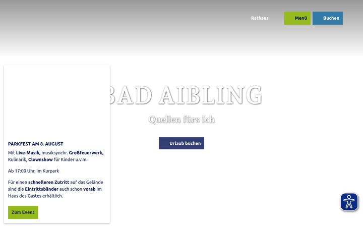 Screenshot of bad-aibling.de