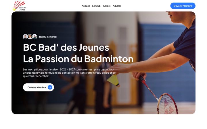 Screenshot of bad-des-jeunes.ch