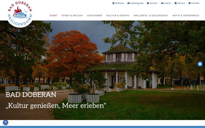 Screenshot of bad-doberan-heiligendamm.de
