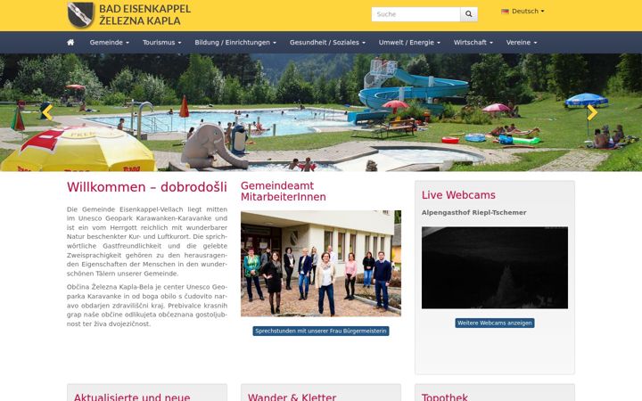 Screenshot of bad-eisenkappel.info