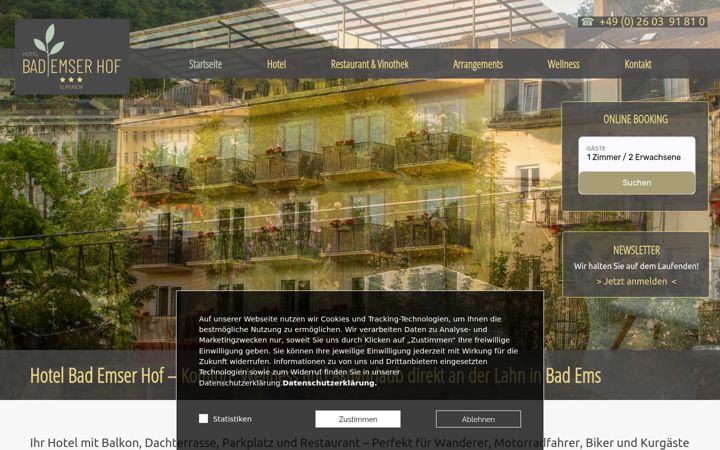 Screenshot von bad-emser-hof.de