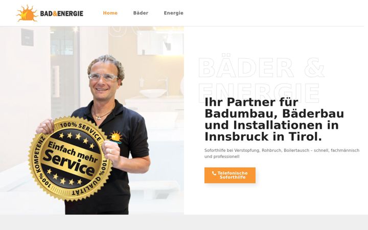 Screenshot of bad-energie.at