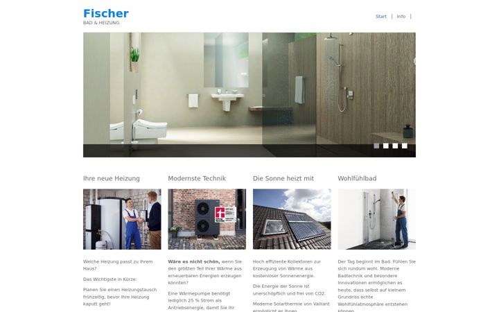 Screenshot of bad-fischer.de
