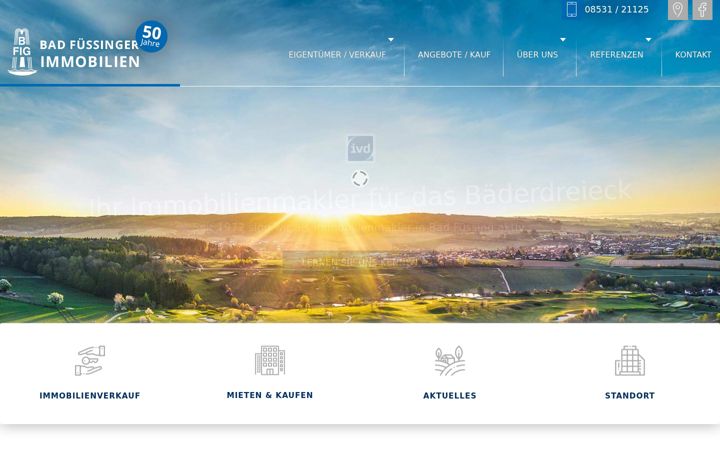 Screenshot of bad-fuessinger-immobilien.de