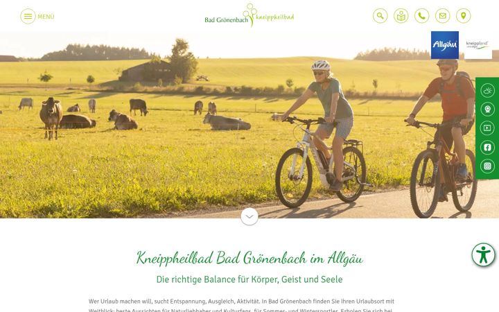 Screenshot of bad-groenenbach.de