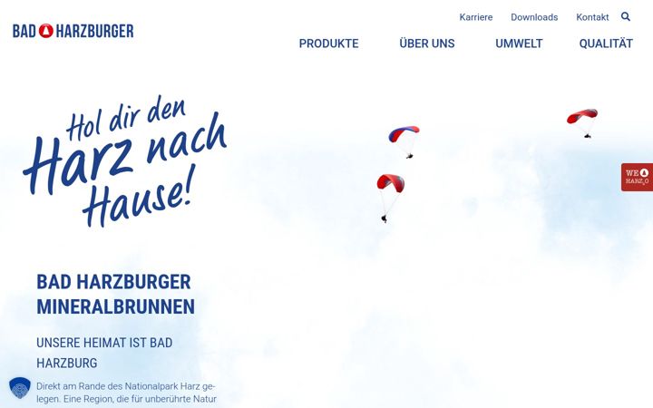 Screenshot of bad-harzburger.de