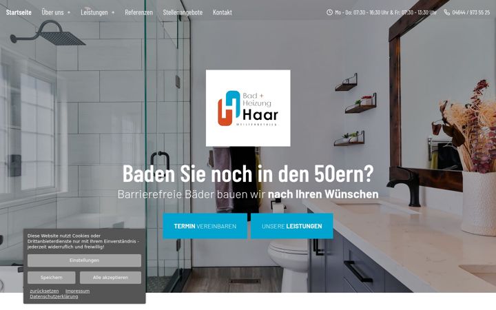 Screenshot of bad-heizung-haar.de