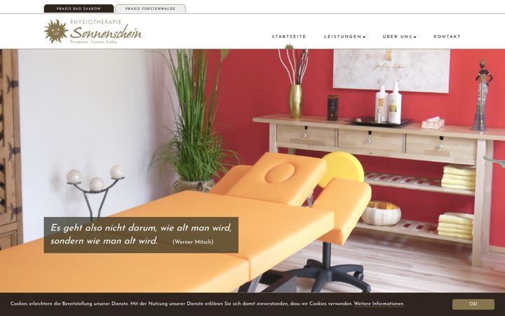 Screenshot of bad-saarow-physiotherapie.de