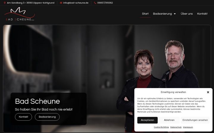 Screenshot of bad-scheune.de