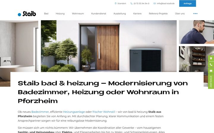 Screenshot of bad-staib.de