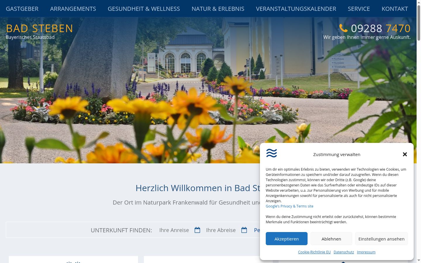 Sutikimo reklamjuostės, rodytos prieš bet kokią sąveiką, ekrano kopija