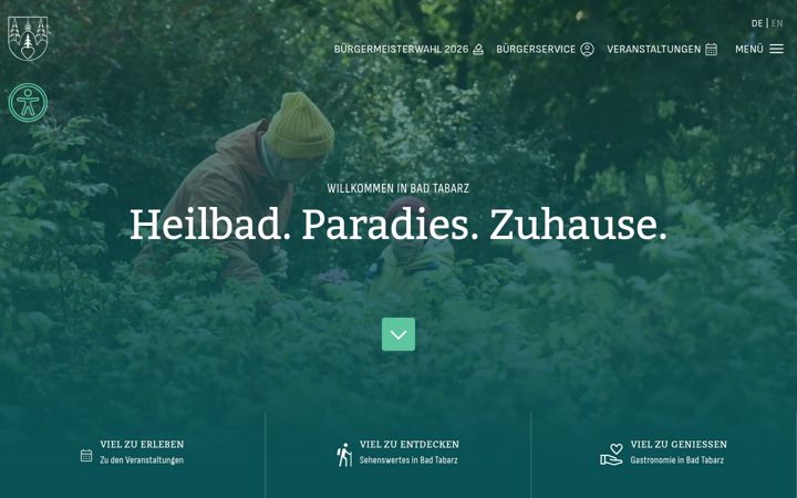 Ekrano kopija bad-tabarz.de