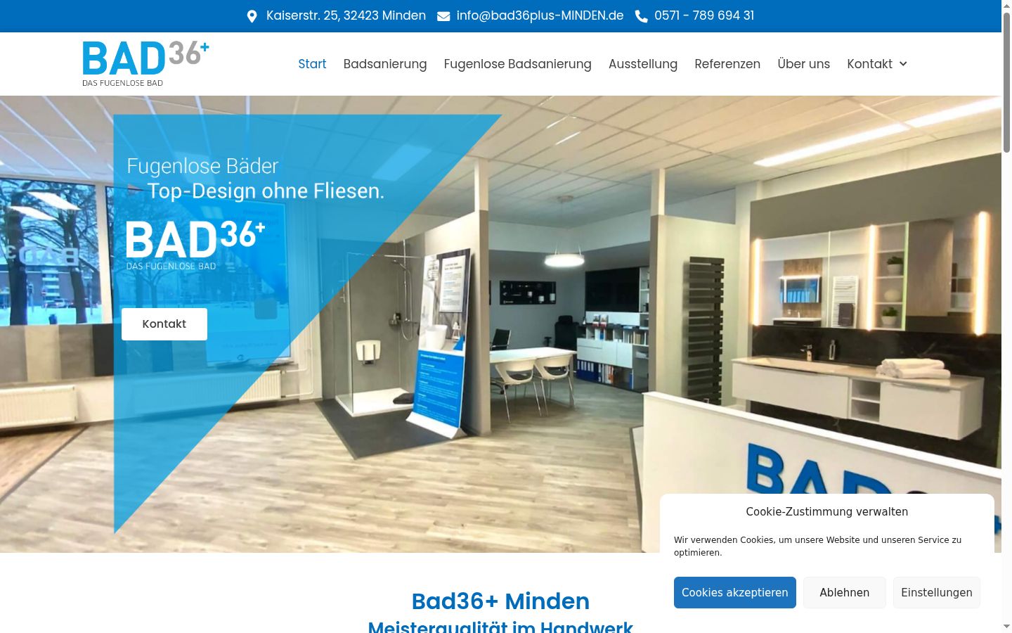 Screenshot tal-banner tal-kunsens muri qabel kwalunkwe interazzjoni