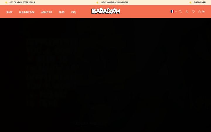 Screenshot of badagoom.eu