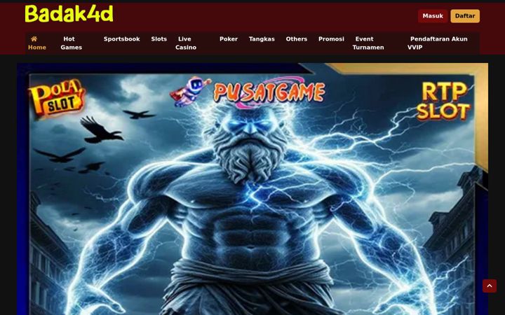 Screenshot of badak4d.org