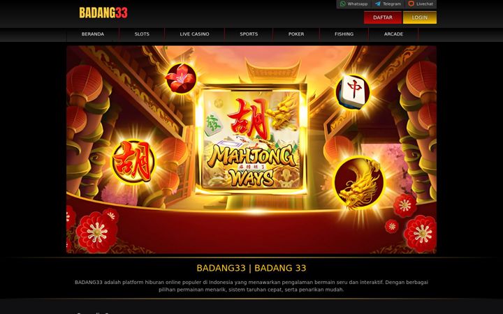 Screenshot of badang33.org