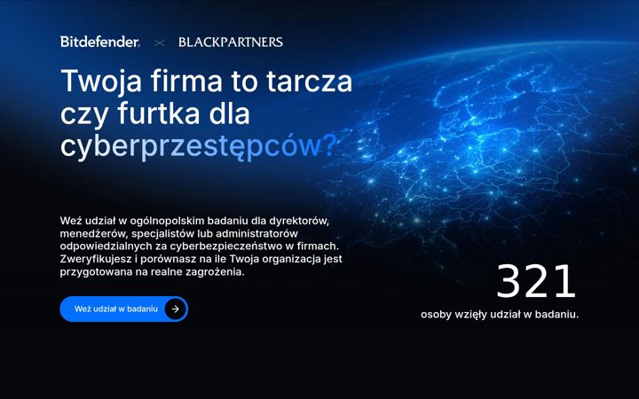 Screenshot of badaniecybersecurity.pl