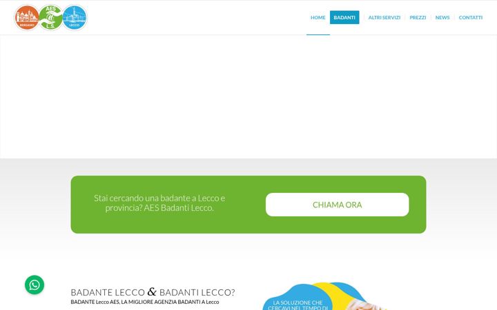 Screenshot of badanteleccoaes.it