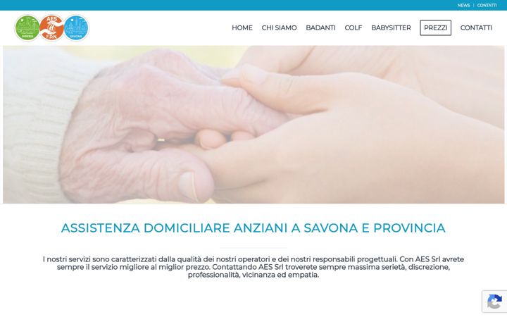 Screenshot of badantesavonaaes.it