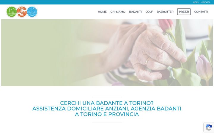 Screenshot of badantetorinoaes.it
