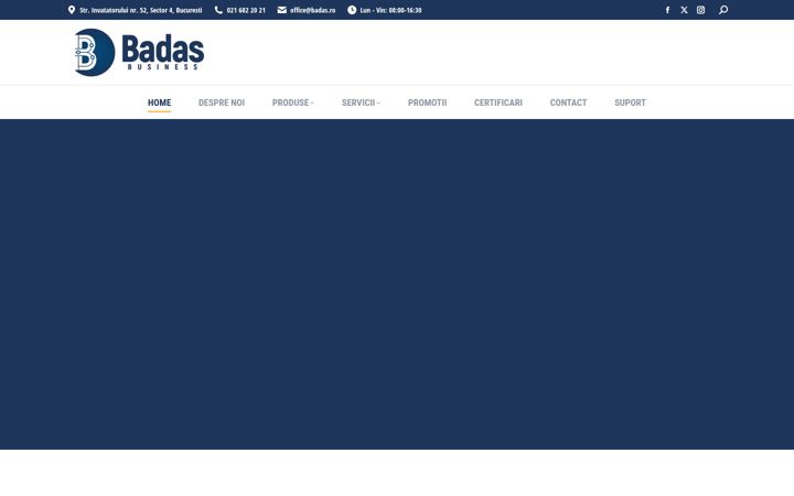 Screenshot of badas.ro