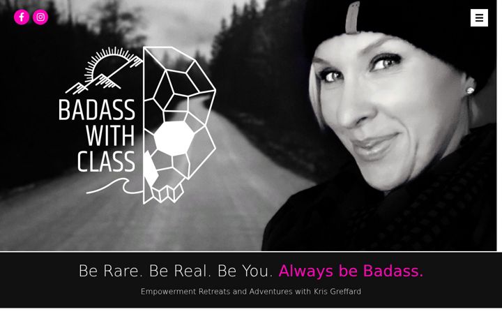Screenshot of badasswithclass.com