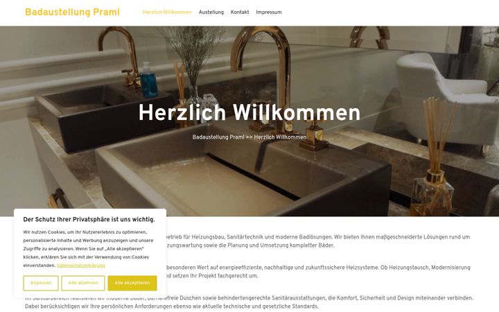 Screenshot von badausstellung-praml.de