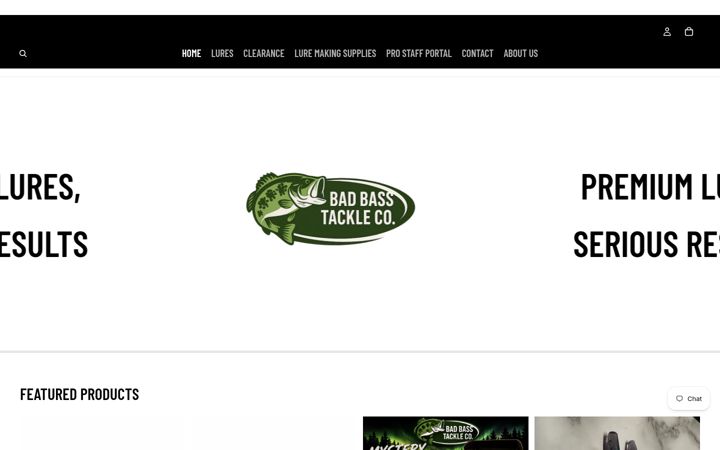 Screenshot του badbasstackleco.com