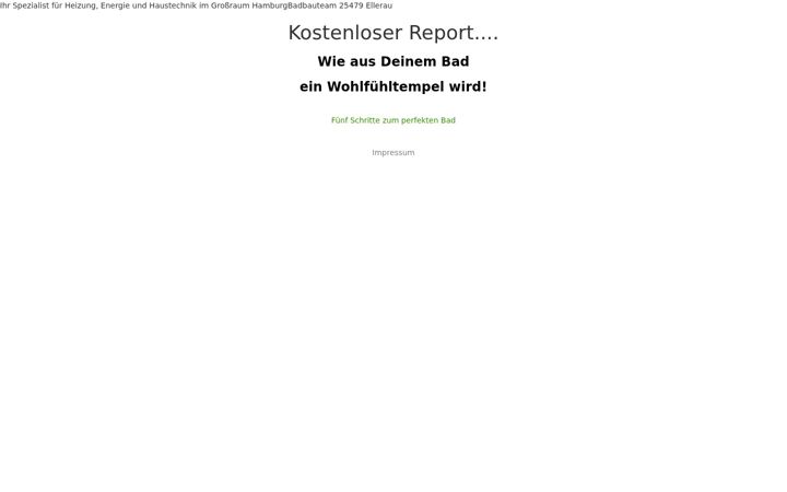 Screenshot of badbau-team.de