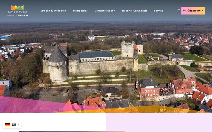 Screenshot of badbentheim.de