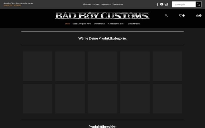 Screenshot of badboycustoms.de