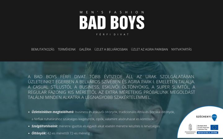 Screenshot of badboys-ferfidivat.hu