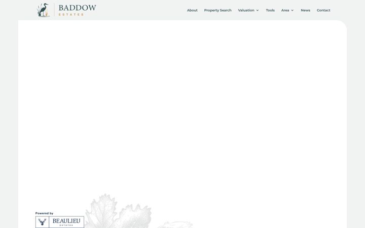Screenshot of baddowestateagents.co.uk