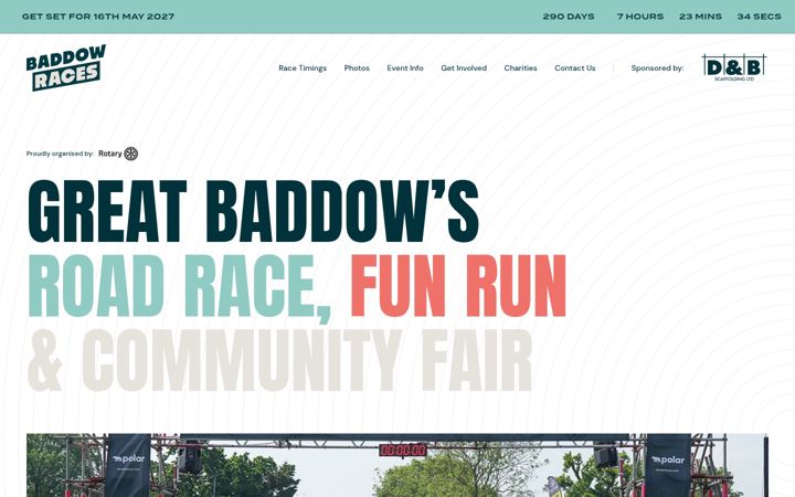 Screenshot of baddowraces.co.uk