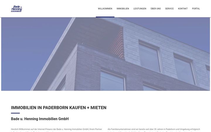 Screenshot von bade-henning.de