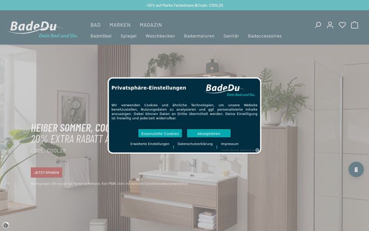 Screenshot von badedu.de