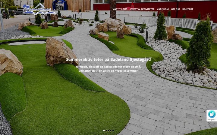 Screenshot of badeland-gjestegaard.no