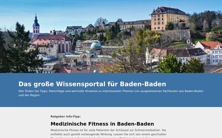 Screenshot of baden-baden-ratgeber.de