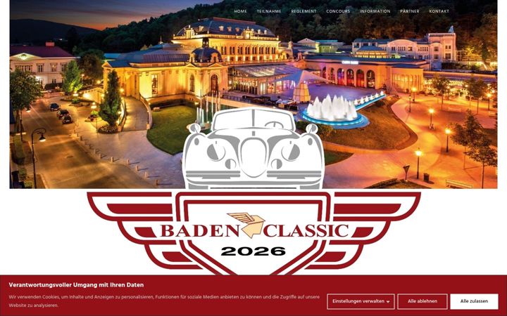 Captura de pantalla de baden-classic.at