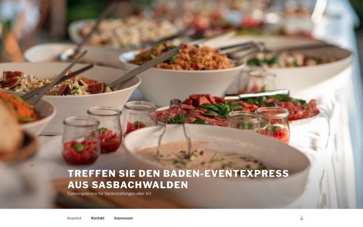 Screenshot of baden-eventexpress.de