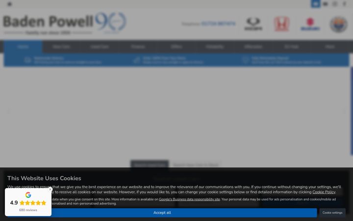 Screenshot of badenpowell.co.uk
