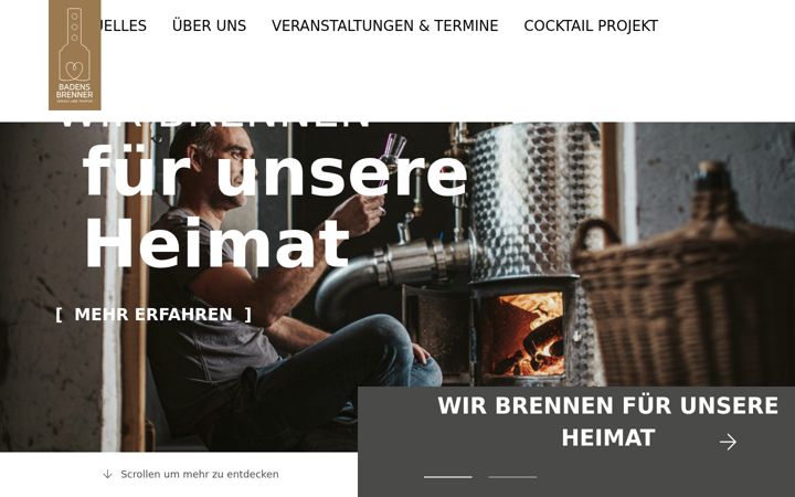 Screenshot of badens-brenner.de