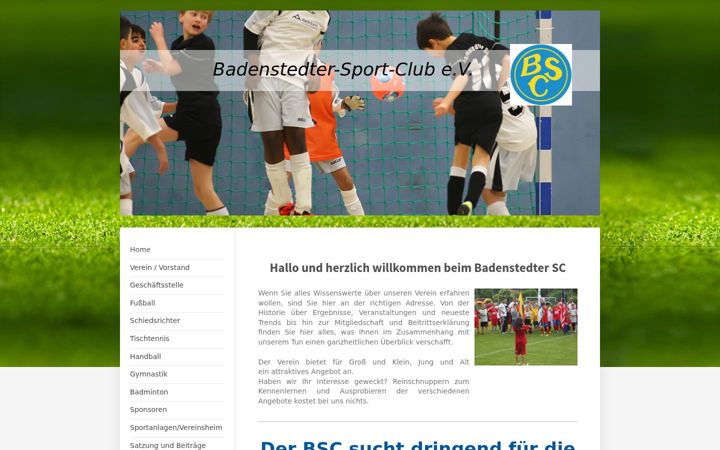 Screenshot of badenstedtersc.de
