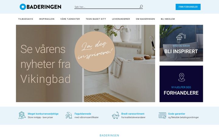 Screenshot of baderingen.no
