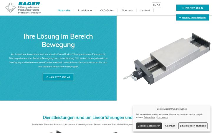 Screenshot of badervs.de